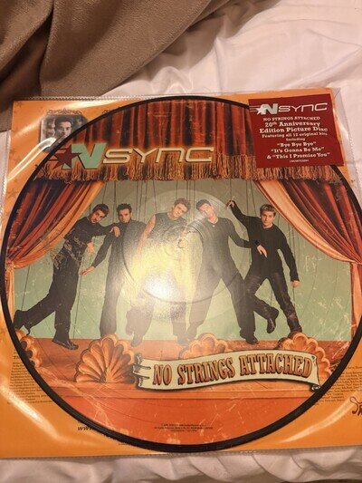 NSYNC No Strings Attached 20th Anniversary Picture Disc Vinyl LP