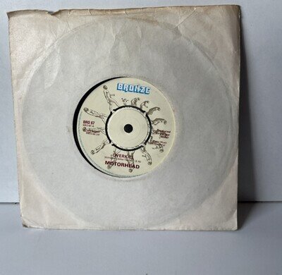 MOTORHEAD Overkill/Too Late 7" Single 1979 UK Vinyl Vgc Play Tested A1/B1