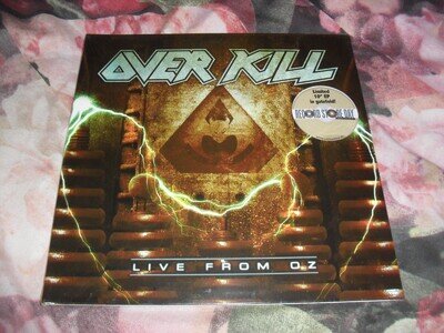 OVERKILL -LIVE FROM OZ- AWESOME VERY HARD TO FIND LTD EDITION 10" EP VINYL RARE