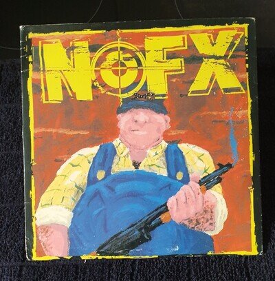 NOFX . INSULTED BY GERMANS….AGAIN 7” BLACK VINYL WITH INSERT