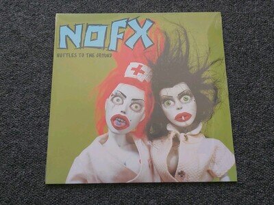 NOFX (Bottles To The Ground) Trans Red & Clear /w White & Black Lagoon Vinyl