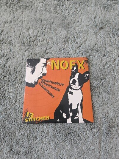 NOFX ‎– 13 Stitches 7" Yellow Vinyl Record
