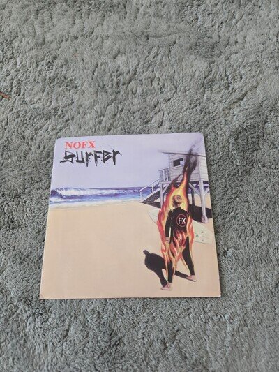 NOFX-SURFER-7"33rpm VINYL SINGLE-FAT WRECK CHORDS TAT624-7-NM-EX+ 2001
