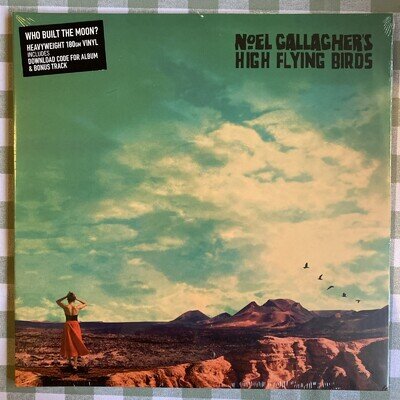 NOEL GALLAGHER HIGH FLYING BIRDS - WHO BUILT MOON? - 1st Press VINYL LP SEALED