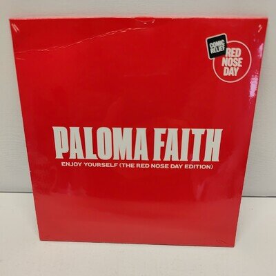 Paloma Faith Enjoy Yourself Single Sided Red Nose Vinyl 7" 2024 NEW *SEALED*