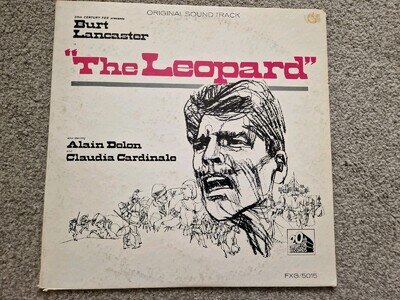 THE LEOPARD SOUNDTRACK LP - NINO ROTA - FXG 5015 1963 USA PRESSING