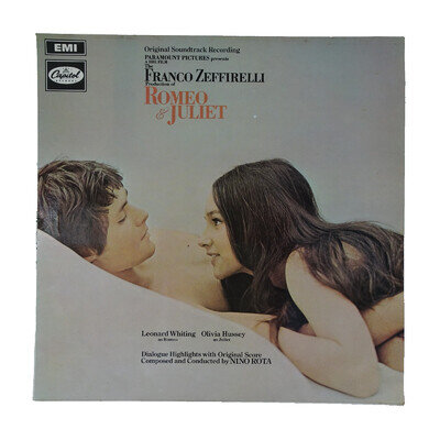 Romeo & Juliet Soundtrack LP 1968 Franco Zeffirelli Nino Rota Capitol ST 2993 EX