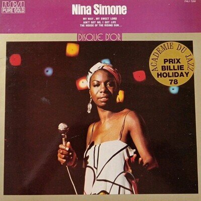 Nina Simone-Disque D'or 1976 Vinyl LP Album. RCA Victor FNL1 7250. My Way+