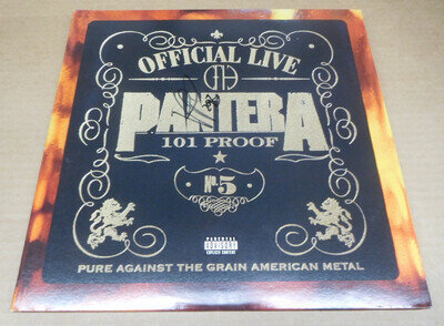Pantera Official Live 101 PROOF 1997 Double LP Gatefold Vinyl SIGNED VINNIE PAUL