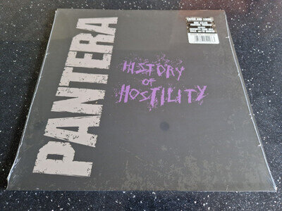 Pantera History Of Hostility Silver Vinyl LP Brand New & Sealed