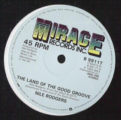 Nile Rodgers - The Land Of The Good Groove (12") (Near Mint (NM or M-)) - 387496