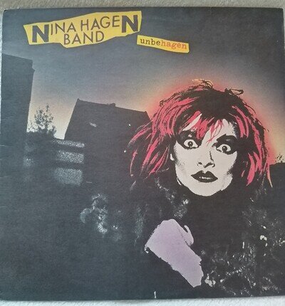 Nina Hagen Band – Unbehagen 1979 Vinyl And original printed lyric sheet CBS84159