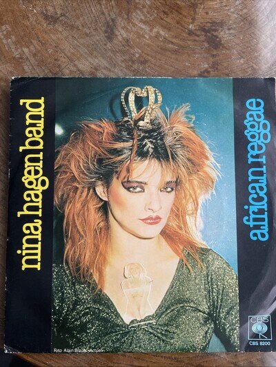 Nina Hagen Band African Reggae 7" Single 1980 CBS Records German Pressing EX/VG+