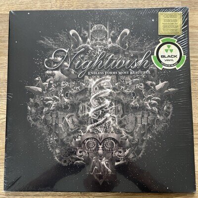 Nightwish : Endless Forms Most Beautiful . Sealed vinyl album . Defective cover