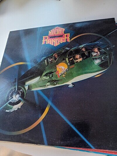 NIGHT RANGER -7 Wishes 1985 LP Hard Rock Vinyl Record