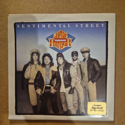 Night Ranger Sentimental Street 7" MCA 973 RARE PROMO STICKER JACK ADAMS CUT NM