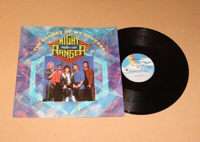 Night Ranger - The Secret Of My Success, 12" vinyl single UK 1987 Vg+/Vg+