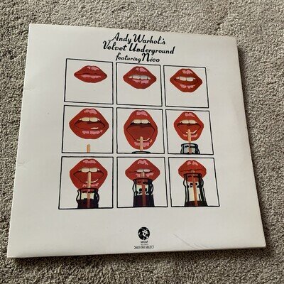 Andy Warhol’s Velvet Underground Featuring Nico Vinyl Record Double LP VG+/VG+