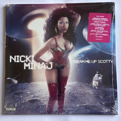 Nicki Minaj Beam Me Up Scotty 2LP NEW AND SEALED Please Read Description