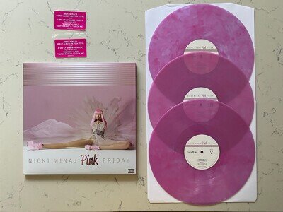 Nicki Minaj - Pink Friday - Pink Swirl Vinyl 3xLP - 10th Anniversary Deluxe