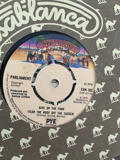 PARLIAMENT - Give Up the Funk . . 7” vinyl. 1975. Casablanca