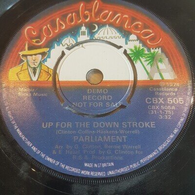 Parliament Up for the Down Stroke 1974 Demo Record