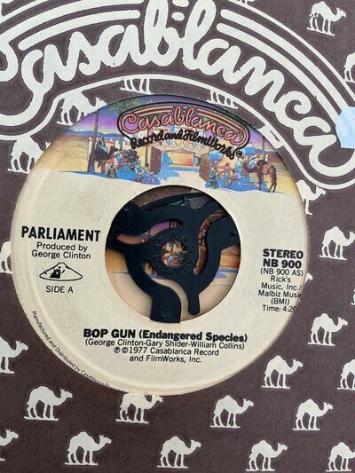PARLIAMENT - Bop Gun. . . 7” vinyl. 1977 . Casablanca