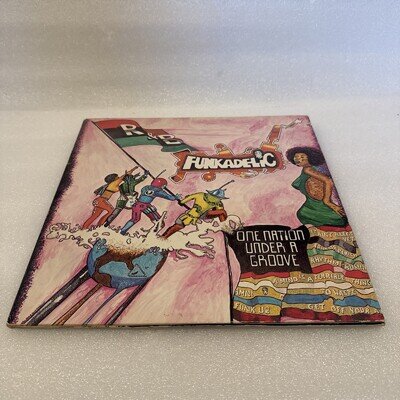 R&B Funkadelic One Nation Under a Groove Vinyl Gatefold Record 1978 Warner Bros.