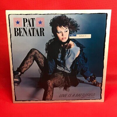 PAT BENATAR Love Is A Battlefield 1985 UK 3-track 12" vinyl single extended