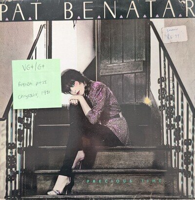 Pat Benatar Precious Time Vinyl Record VG+/G+ CHR 1346 1981