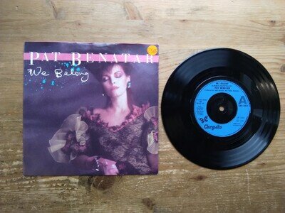 Pat Benatar We Belong / Suburban King Excellent 7" Single Vinyl Record CHS2821