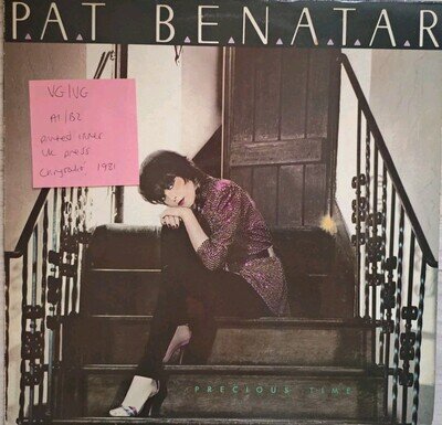 Pat Benatar Precious Time Vinyl Record VG/VG CHR 1346 1981