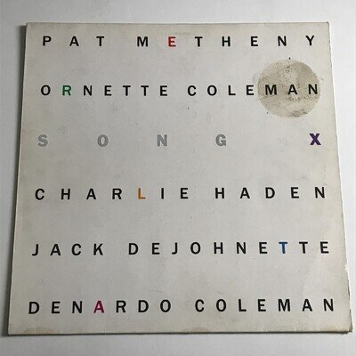 Pat Metheny/Ornette Coleman – Song X LP Vinyl Record – 924 096-1 EX