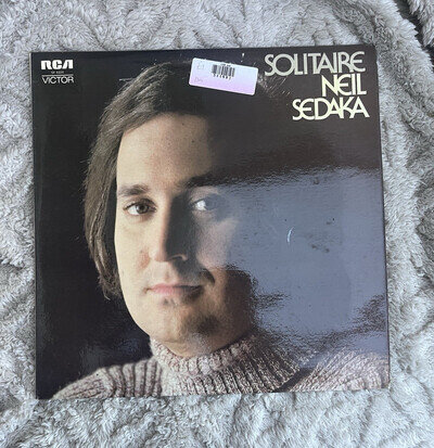 Neil Sedaka Solitaire RCA Victor 1972 12" Black Vinyl LP SF 8324