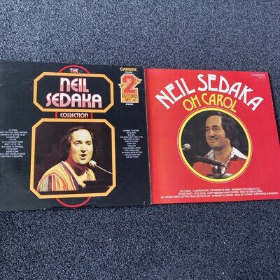 2 Neil Sedaka Vinyl LP Records: The Collection 2LP & Oh Carol Camden 12”