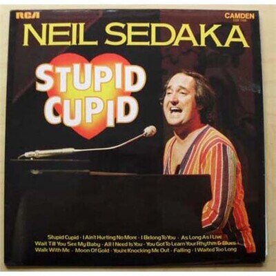 NEIL SEDAKA STUPID CUPID LP EARLY 1970'S COMPILATION OF EARLY TRACKS UK