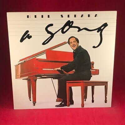 NEIL SEDAKA A Song 1977 USA vinyl LP + INNER George Martin Amarillo One Night
