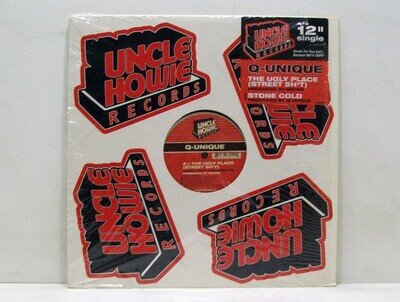 Q-UNIQUE the ugly place (street sh*t) / stone cold 12" NECRO arsonists INDY-RAP