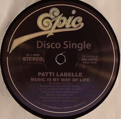 LABELLE, Patti - Music Is My Way Of Life - Vinyl (12")
