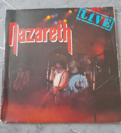 NAZARETH - Live. Gatefold Double Vinyl (1980) 7" Single NEMS BSD1