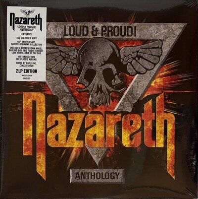 Nazareth- Loud & Proud! - Anthology - 2 X Coloured Vinyl - Brand New & Sealed