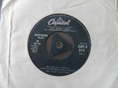 NAT KING COLE 7" E.P. 10th ANNIVERSARY ALBUM PART 4 FROM 1955