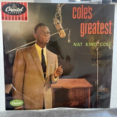 Nat King Cole Cole’s Greatest Capitol Records High Fidelity German Pressing