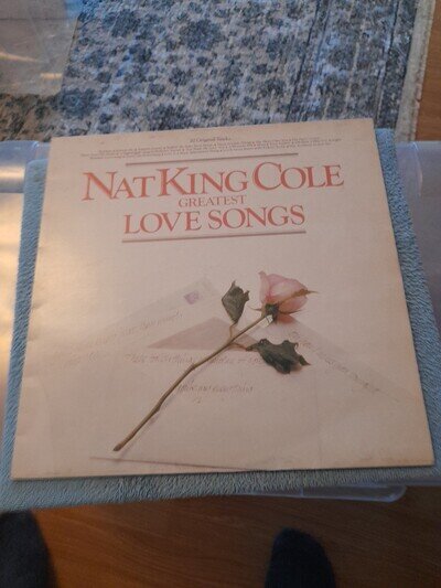 NAT KING COLE-20 GREATEST LOVE SONGS, VINYL LP COMPILATION, 1982 UK, VG+/VG+