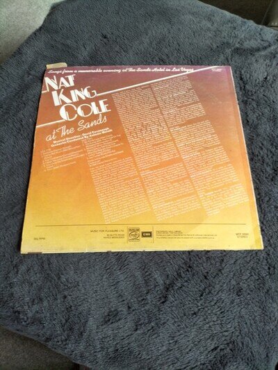 Nat King Cole - At The Sands (LP, Album, RE)