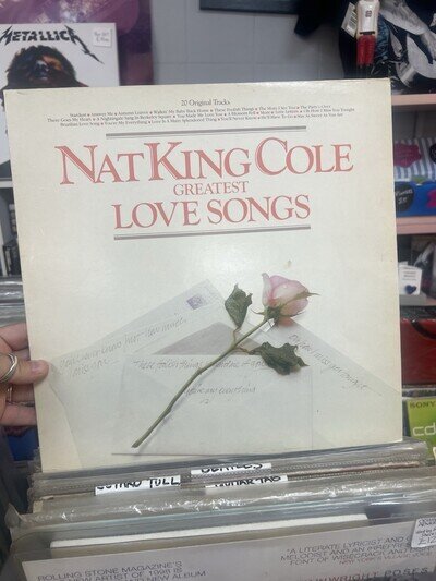 Nat King Cole Greatest Love Songs 12" Vinyl Compilation Record LP 1982