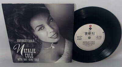 Natalie Cole With Nat King Cole - Unforgettable - 1991 Vinyl 7" Single - EKR 128