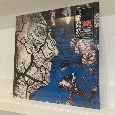 Napalm Death - Harmony Corruption (2026 EU RSD Red/Blue Merge) NM Played Once