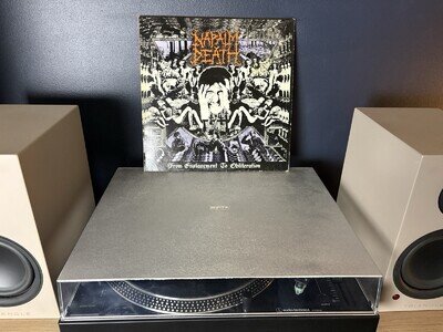 Napalm Death From Enslavement To Obliteration UK 1988 1st Issue A1/B1 VG+/VG