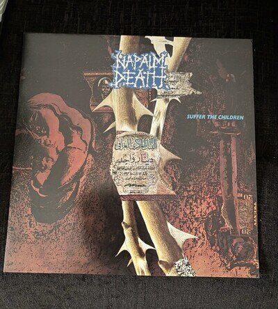 Napalm Death Suffer the Children 12" Vinyl EP UK 1990 1st Press